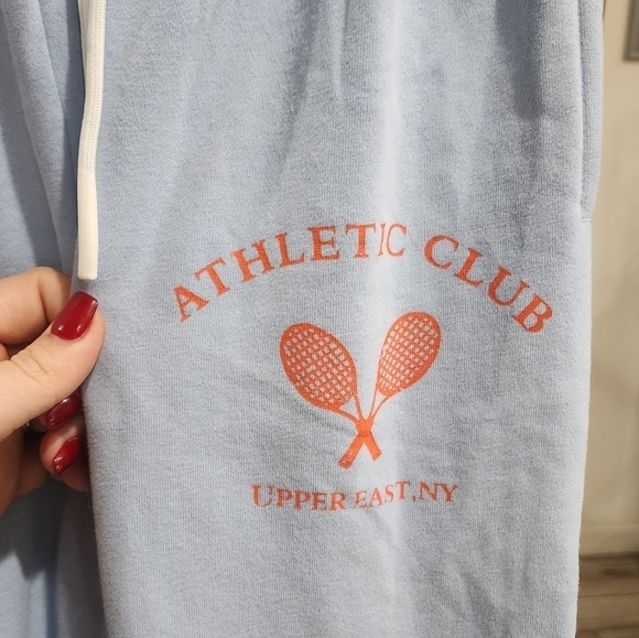 THE GREII Loss Angeles Powder Blue Sweat pants - Picture 3 of 5